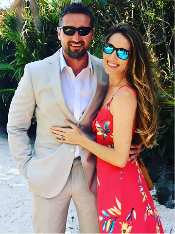 Happy couple outdoors